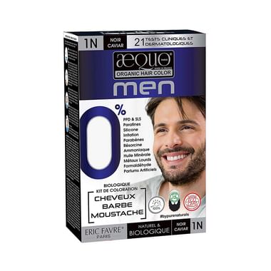 Aequo Organic Hair Color Men Jet Black 1N