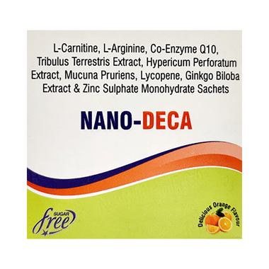 Swayamacare Nano-Deca Sachet (5gm Each) Sugar Free Delicious Orange