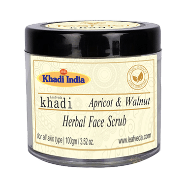 Khadi Leafveda Apricot & Walnut Herbal Face Scrub