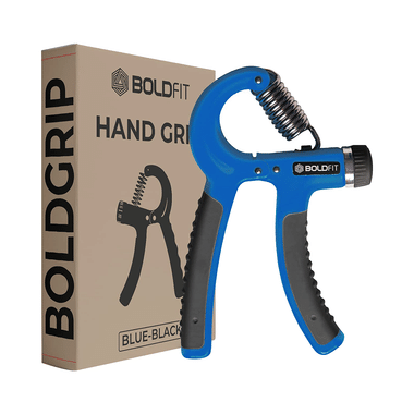 Boldfit Hand Grip Blue and Black