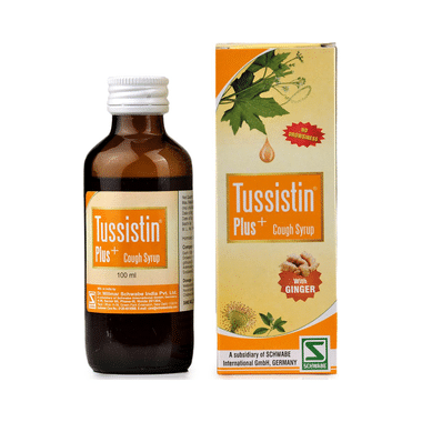 Dr Willmar Schwabe India Tussistin Plus Cough Syrup With Ginger