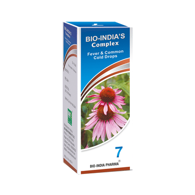Bio India Complex 7 Fever & Common Cold Drop