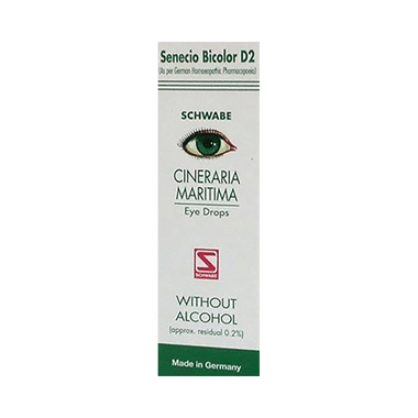 Dr Willmar Schwabe Germany Cineraria Maritima Without Alcohol Eye Drop