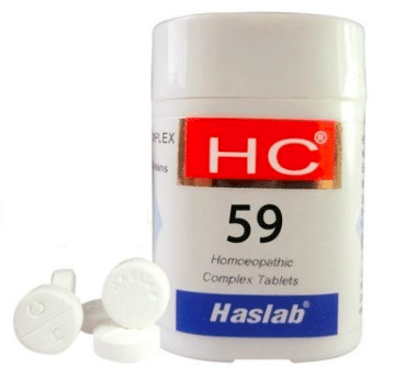 Haslab HC 59 Merc. Bin Iod Complex Tablet