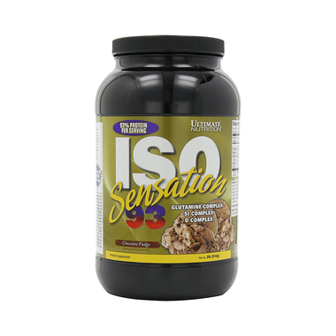 Ultimate Nutrition ISO Sensation 93 Whey Isolate Protein | Flavour Chocolate Fudge Powder