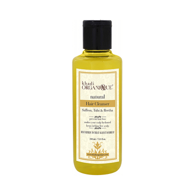 Khadi Organique Natural Hair Cleanser Saffron Tulsi And Reetha