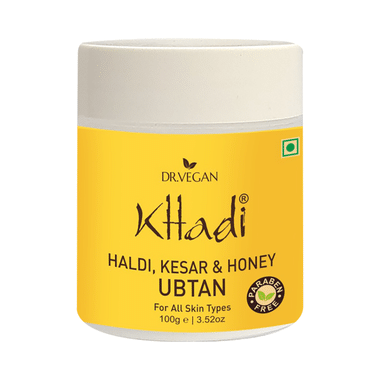 Dr. Vegan Khadi Haldi, Kesar & Honey Ubtan