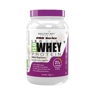 HealthyHey Sports ISO Whey Protein Unflavoured