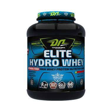 DOMIN8R Elite Hydro Whey Protein Powder Swiss Milk Chocolate
