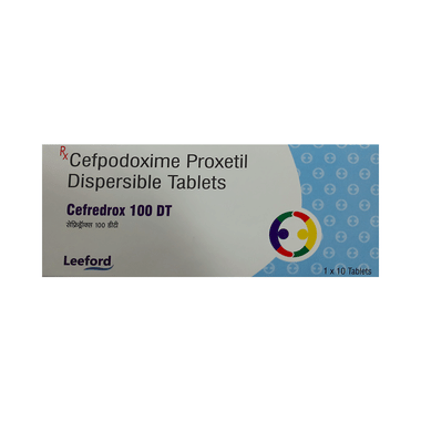 Cefredrox 100mg Tablet DT