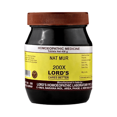 Lord's Nat Mur Biochemic Tablet 200X