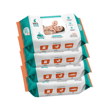 Buddsbuddy Olive Oil Light Fragranced Usable Baby Wipes (72 Each)