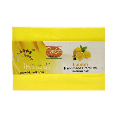 Khadi India Lemon Handmade Premium Bathing Bar