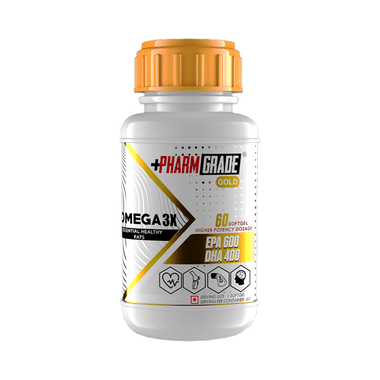 Pharmgrade Gold Omega 3X Softgel