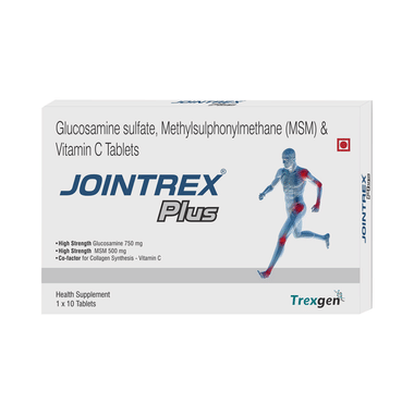 <span style='color:#626A7A'>Trexgen Jointrex Plus Glucosamine MSM Tablet</span>