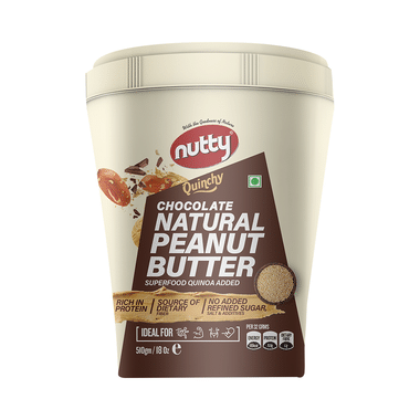 Nutty Natural Peanut With Superfood Quinoa | Flavour Chocolate Quinchy Butter