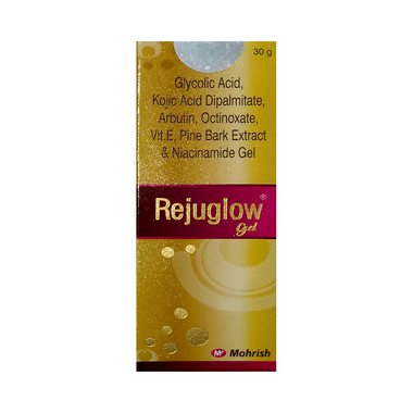 Rejuglow Gel with Glycolic Acid, Kojic Acid, Niacinamide & Vitamin E