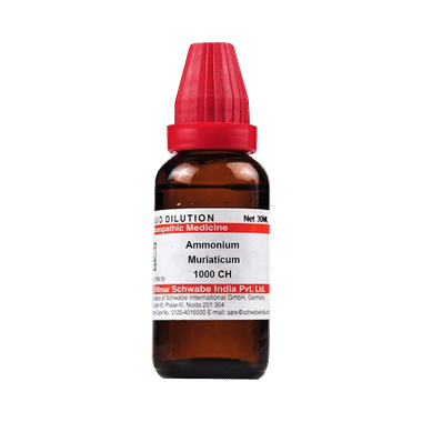 Dr Willmar Schwabe India Ammonium Muriaticum Dilution 1000 CH