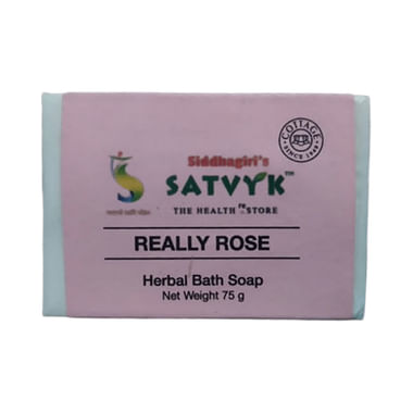 Satvyk Herbal Bath Soap Really Rose