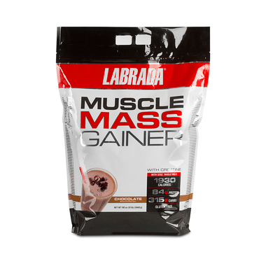 Labrada Nutrition Muscle Mass Gainer With Creatine For Muscle Support | Flavour Chocolate