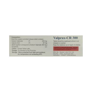 Valprax-CR 300 Tablet
