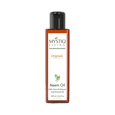 Mystiq Living Neem for Hair, Face and Skin | Cold Pressed, 100% Pure and Natural