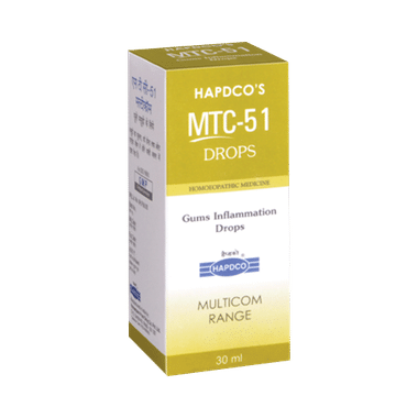 Hapdco MTC-51 Gums Inflammation Drop