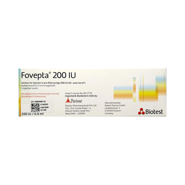 Fovepta 200IU Solution for Injection