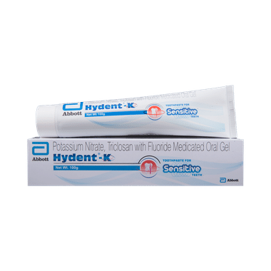 Hydent-K Medicated Oral Gel With Fluoride | Toothpaste For Sensitive Teeth