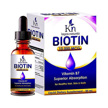 Kayos Naturals Biotin 10000mcg