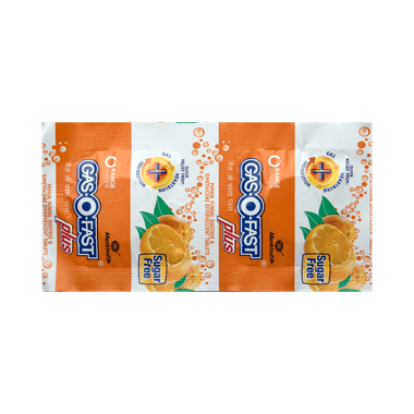 Gas-O-Fast Plus Tablet | Sugar-Free | Flavour Orange