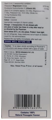 Magstone B6 978/14mg Pineapple Oral Solution 200ml