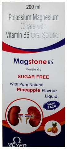 Magstone B6 978/14mg Pineapple Oral Solution 200ml