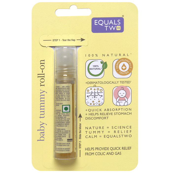 Equals Two Baby Tummy Roll-On
