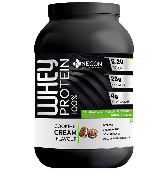 Necon Whey Protein Powder Cookie and Cream