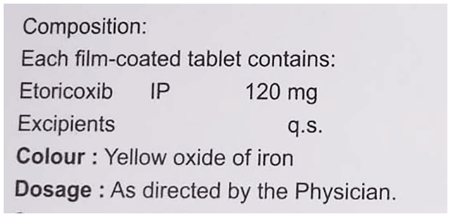 Etanine 120mg Tablet 10s