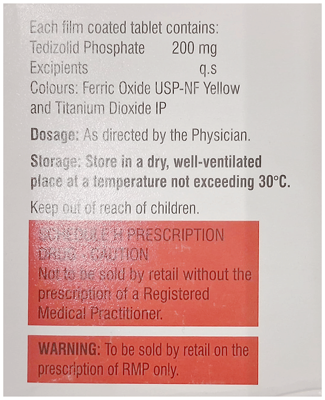 Tedaro 200mg Tablet 6s