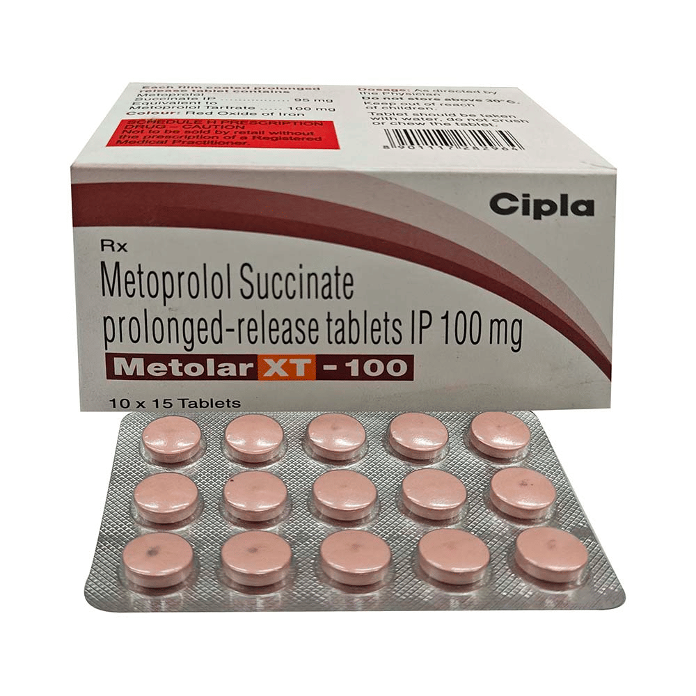 Netolar MetoLAR XT 100 Tablet - Substitutes, Price & Side Effects | MedSub.in ...