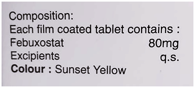 Febu9 80mg Tablet 10s