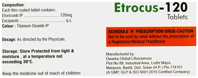 Etrocus 120mg Tablet 10s