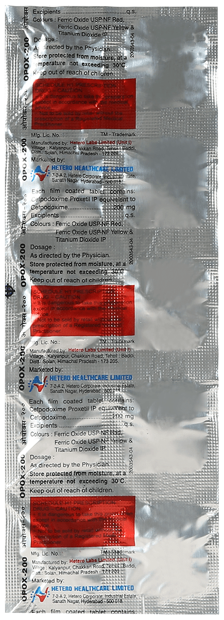 Opox 200mg Tablet 10s