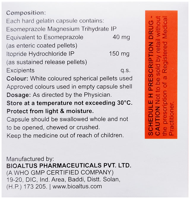 Esotape IT 40/150mg Capsule SR 10s