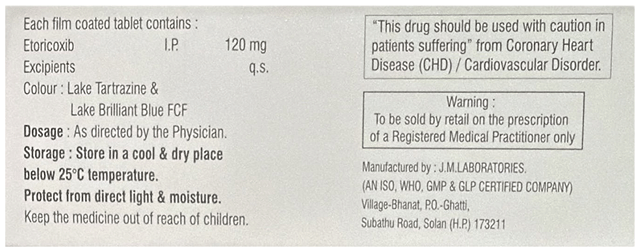 Etoair 120mg Tablet 10s