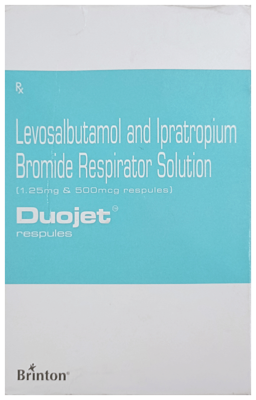 Duojet 1.25/500mcg Respules 5X2.5ml