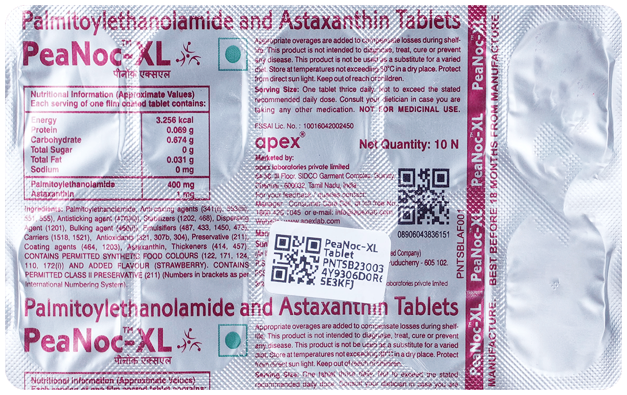PEANOC-XL TABLET 1X10 - Scraped Image