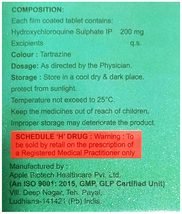 HQCQ9 200mg Tablet 10s