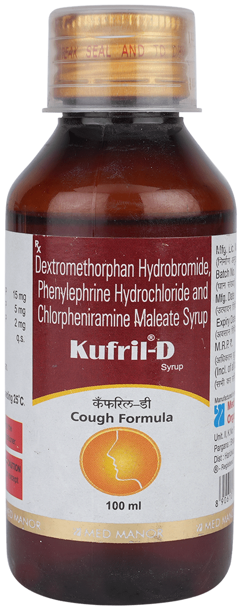KUFRIL D SYRUP 100ML - Scraped Image