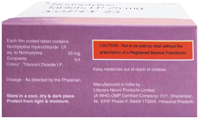 Nopty 25mg Tablet 10s