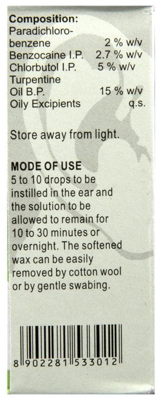 OTOREX EAR DROPS 10ML 10ML - Scraped Image
