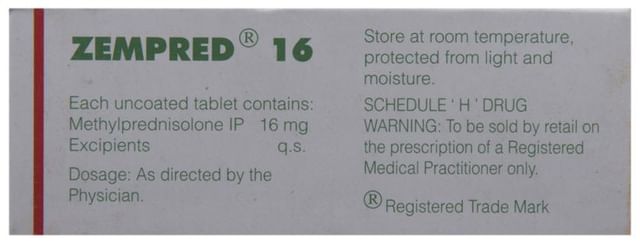 Zempred 16mg Tablet 10s